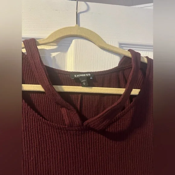 Express Women's Long Sleeve T-Shirt Sweater Size Medium - Picture 2 of 5